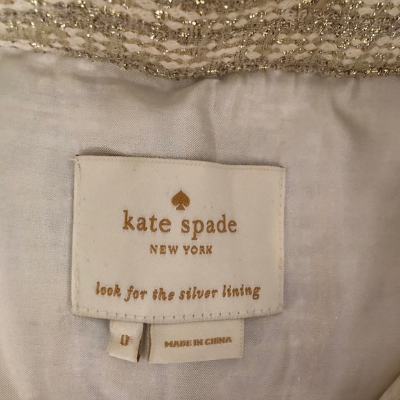 Kate Spade Gold Metallic Heleen Dress - Picture 3 of 12